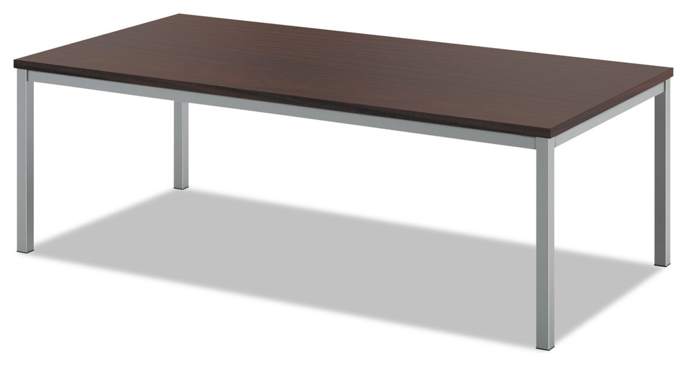Hon Hml8852 Metal Leg Coffee Table Metal Leg Coffee Table Chestnut Transitional Coffee Tables By Officesupply