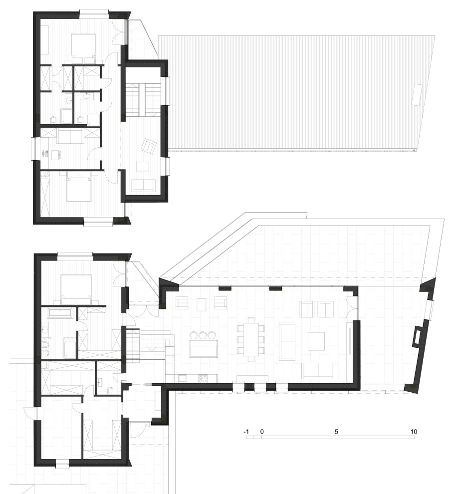 Дом на рельефе