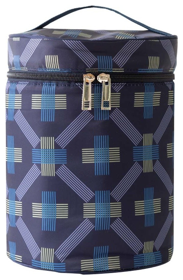 round insulated lunch bag