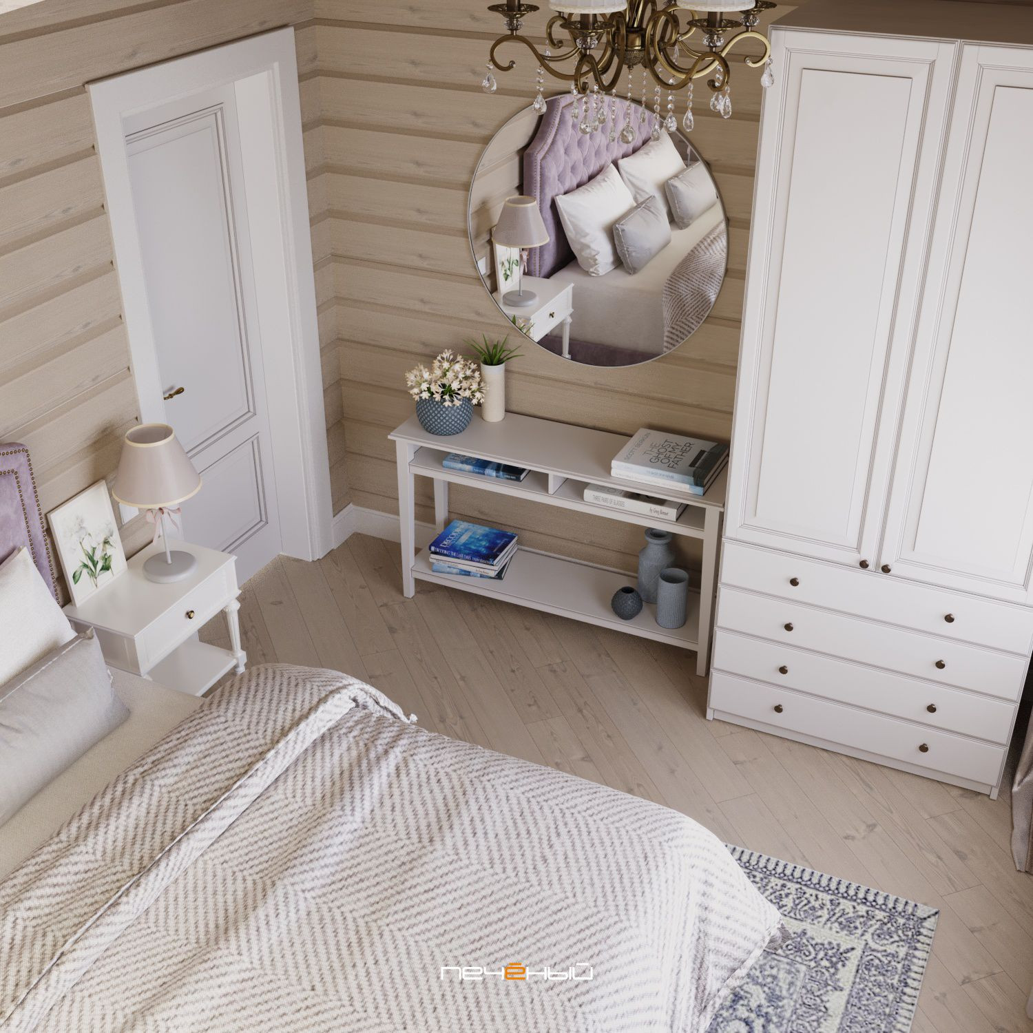 Дизайн интерьера загородного дома для большой семьи