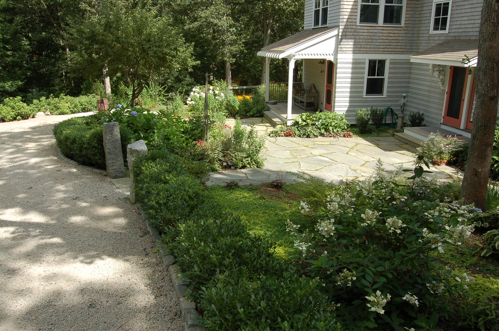 This is an example of a traditional garden in Boston.