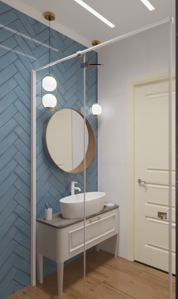 Проект интерьера двухэтажного дома