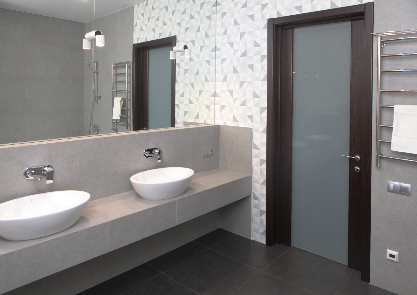 Ванная комната в скандинавском стиле