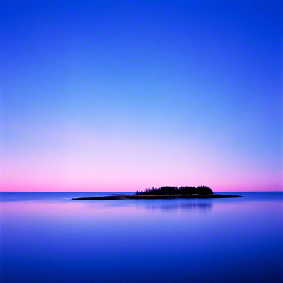 Island Study, Schoodic Peninsula, Acadia National Park, 2004, 30"x30"