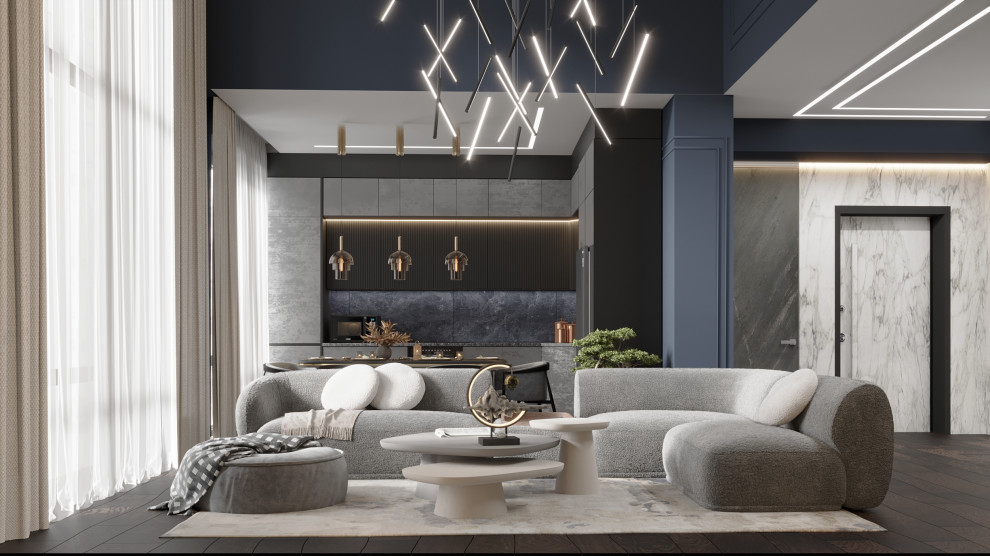 Дизайн-проект двухуровневой квартиры в стилистике звездных войн