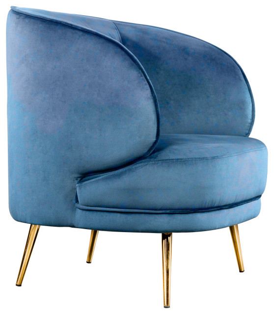 Carrie Accent Chair, Blue