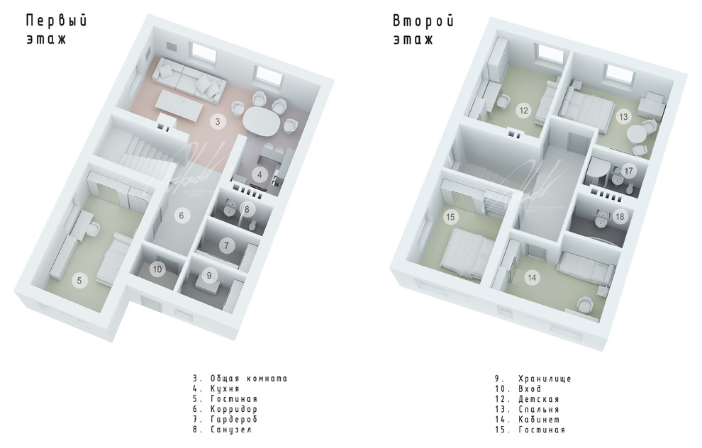 Интерьер таунхауса в Московской Области