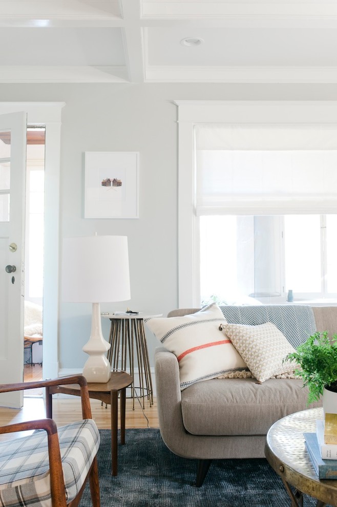 Inspiration for a transitional living room remodel in Minneapolis