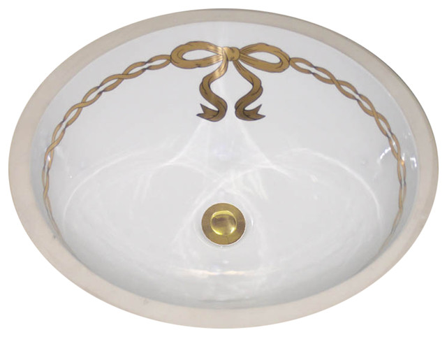 gold undermount bathroom sink