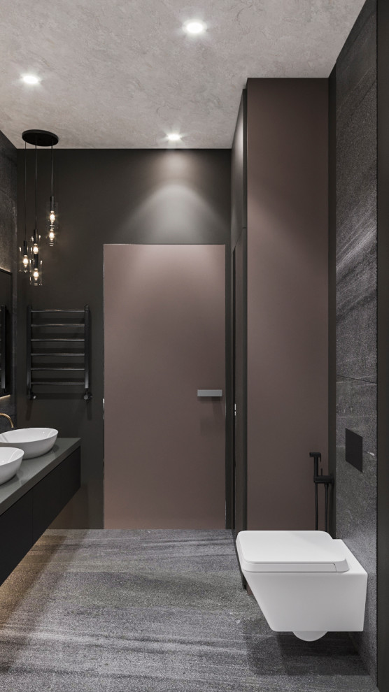 Дизайн спальни и сан узлов