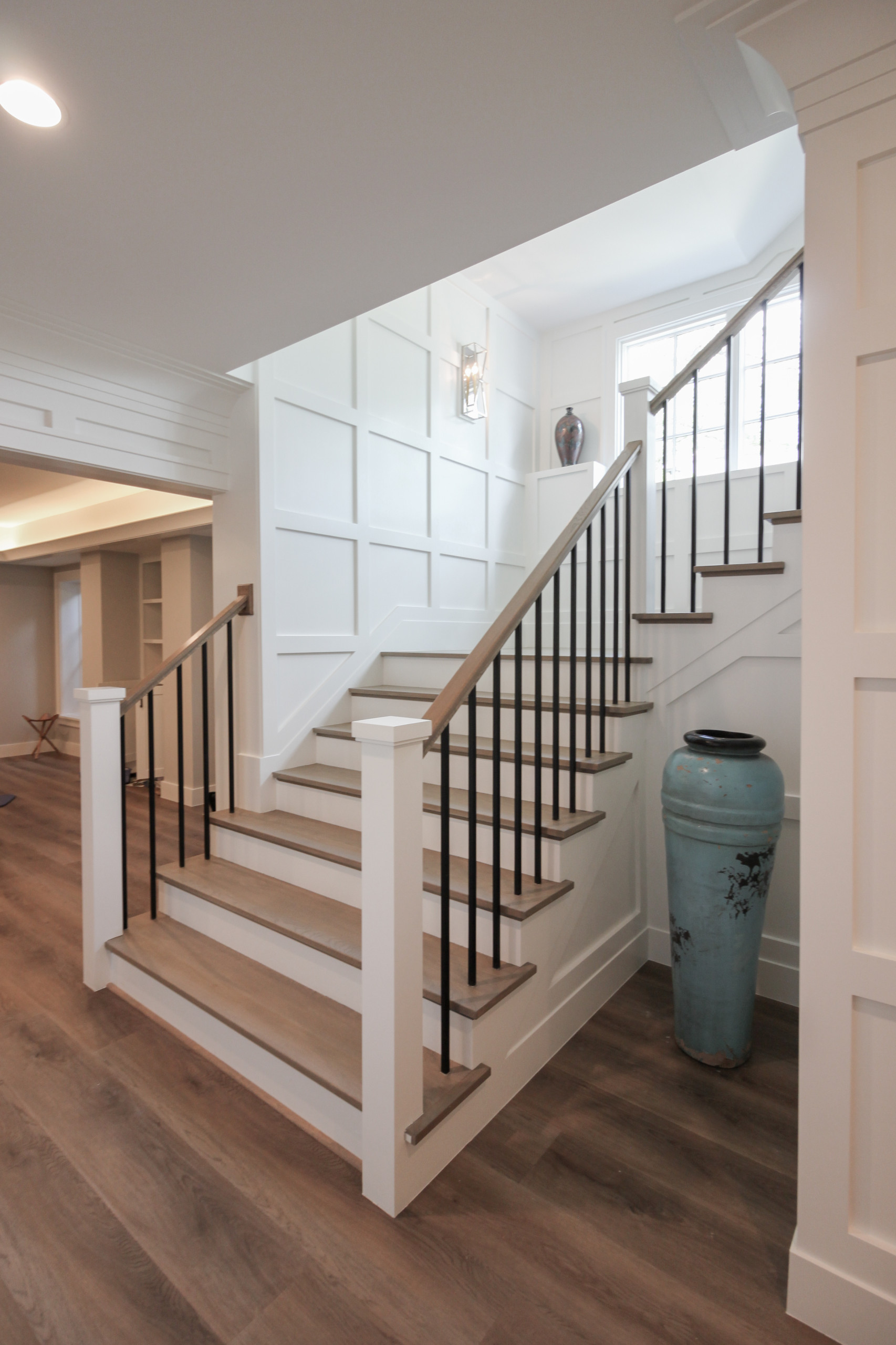 87_Welcoming and Functional Contemporary U-shaped Staircase, Arlington, VA 22207
