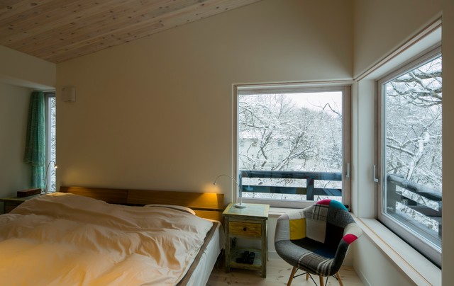 軽井沢千ヶ滝の家 asiatique-chambre