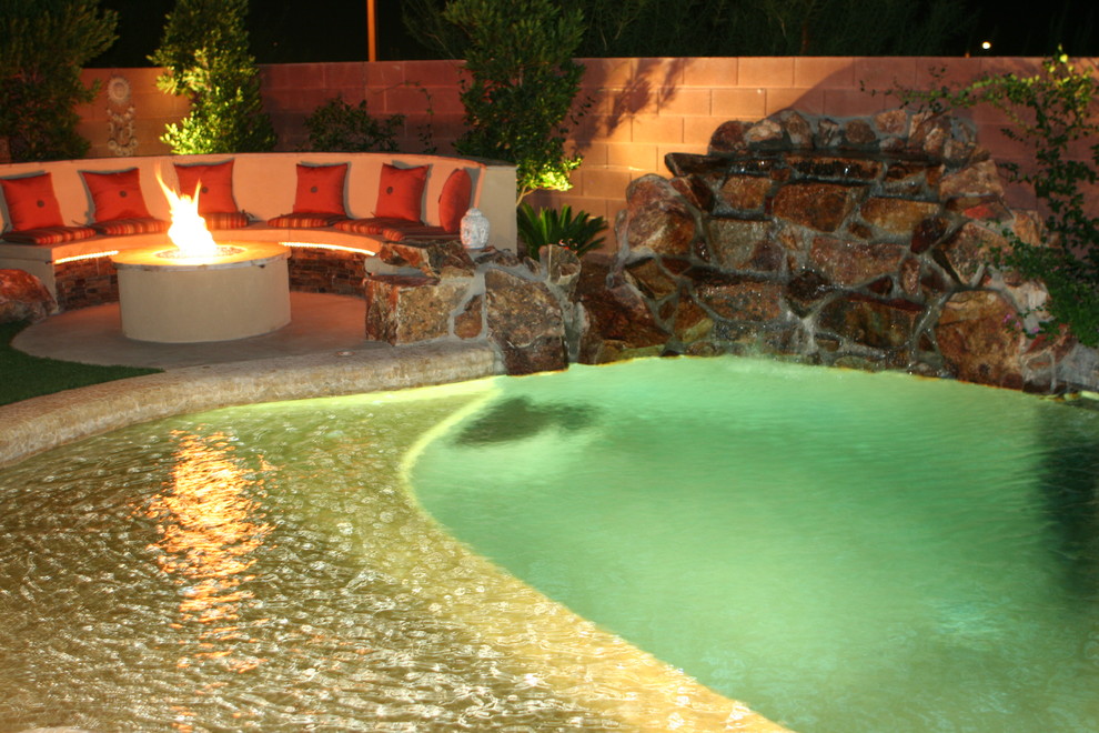 Eclectic pool in Las Vegas.
