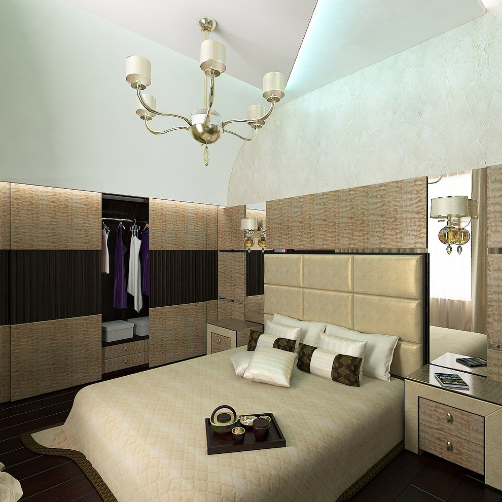 Спальня и санузел на мансардном этаже