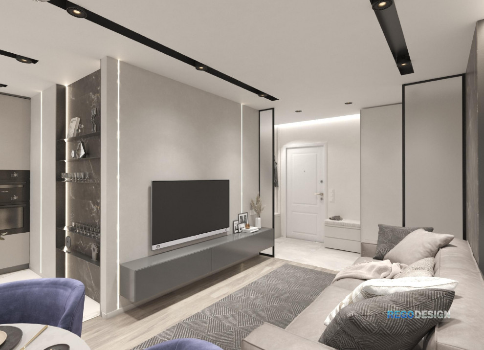 № 49 ДИЗАЙН ПРОЕКТ 60 КВ.М.