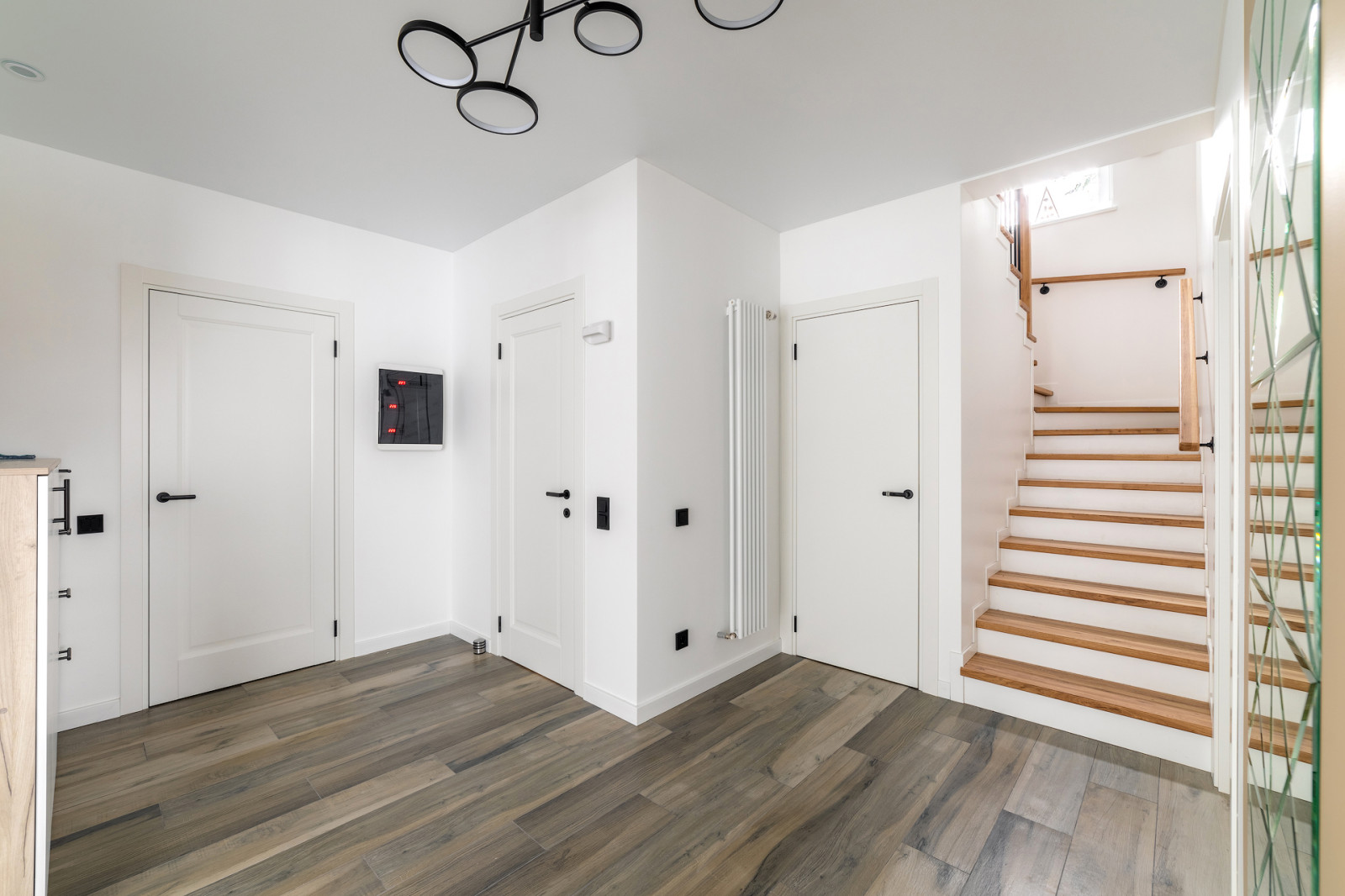 Дом в Назарьево 175 кв. м. Проектные решения 1-го этажа.