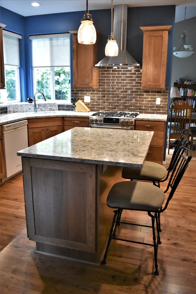 Inspiration for a transitional kitchen remodel in Seattle