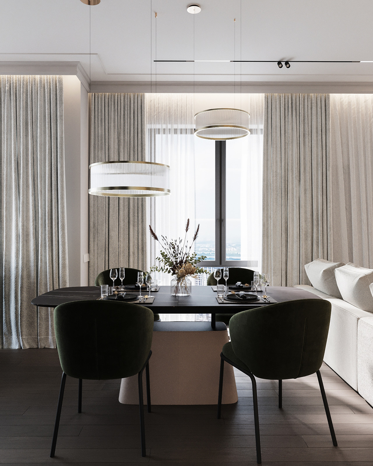 Дизайн проект в ЖК Павелецкая Сити 3 комнаты