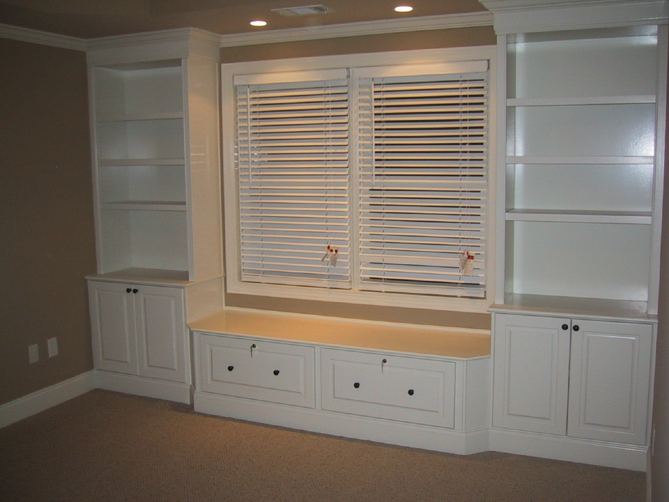 Custom Built Wall Units Traditional Bedroom Atlanta