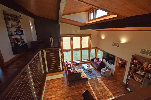 Prairie Views modern-wohnbereich