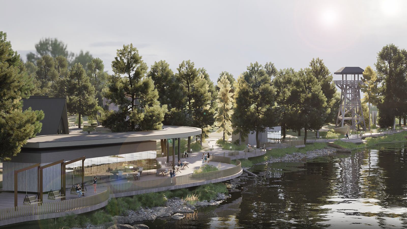 Разработка проекта парка отдыха в Сибири