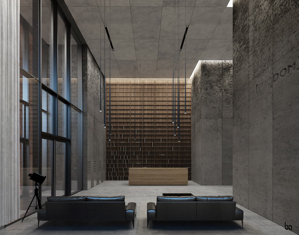 Дизайн-проект интерьеров вестибюлей в ЖК "EGODOM"