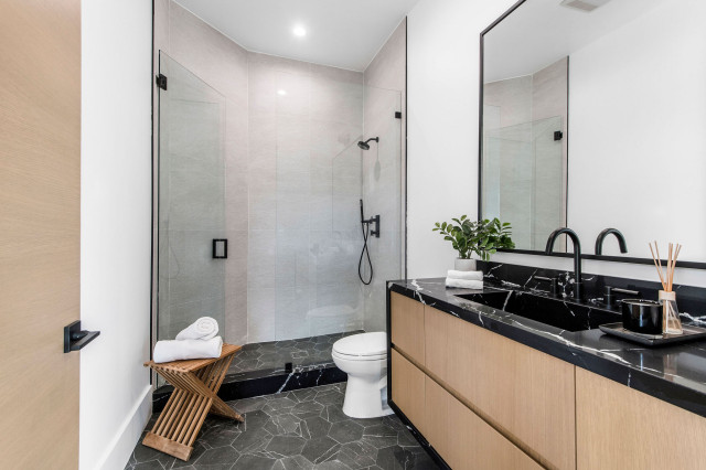 Modern Spanish House mediterranean-bathroom
