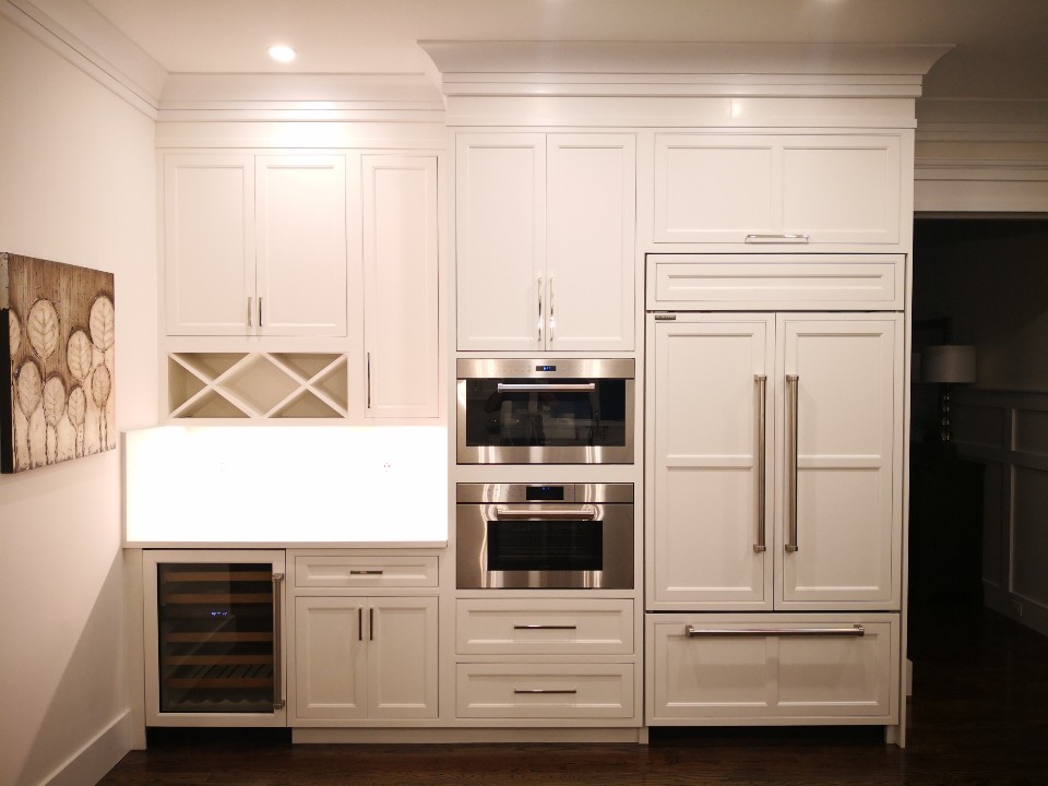 Transitional home design photo in Boston