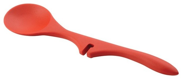 Tools And Gadgets Lazy Solid Spoon, Red