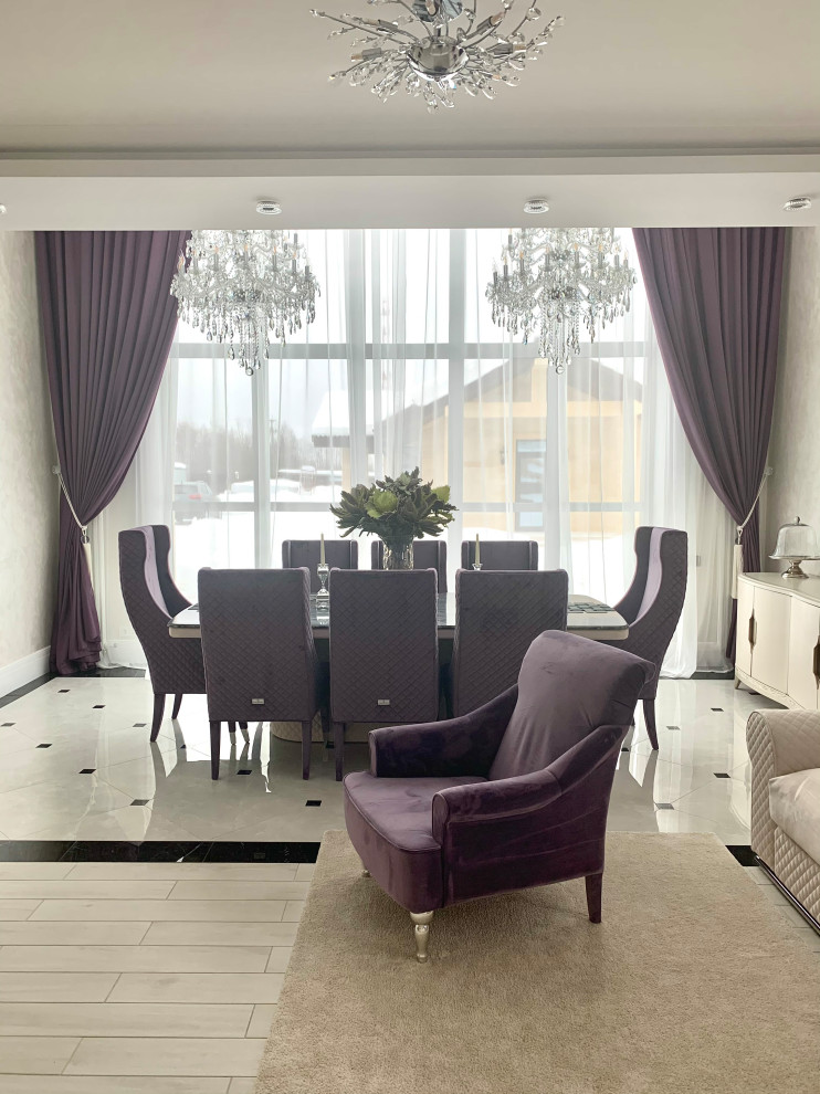 Текстиль для проекта загородного дома молодой пары