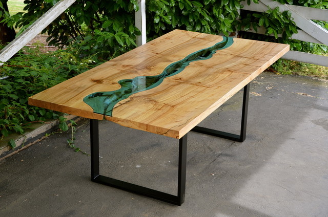 Glass Wood Dining Table With live edge wood dining table with glass river Glass Wood Dining Table With live edge wood dining table with glass river