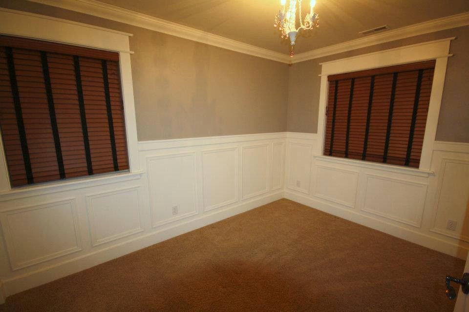 Wainscot, Crown Molding, and Trim Work by Black Diamond