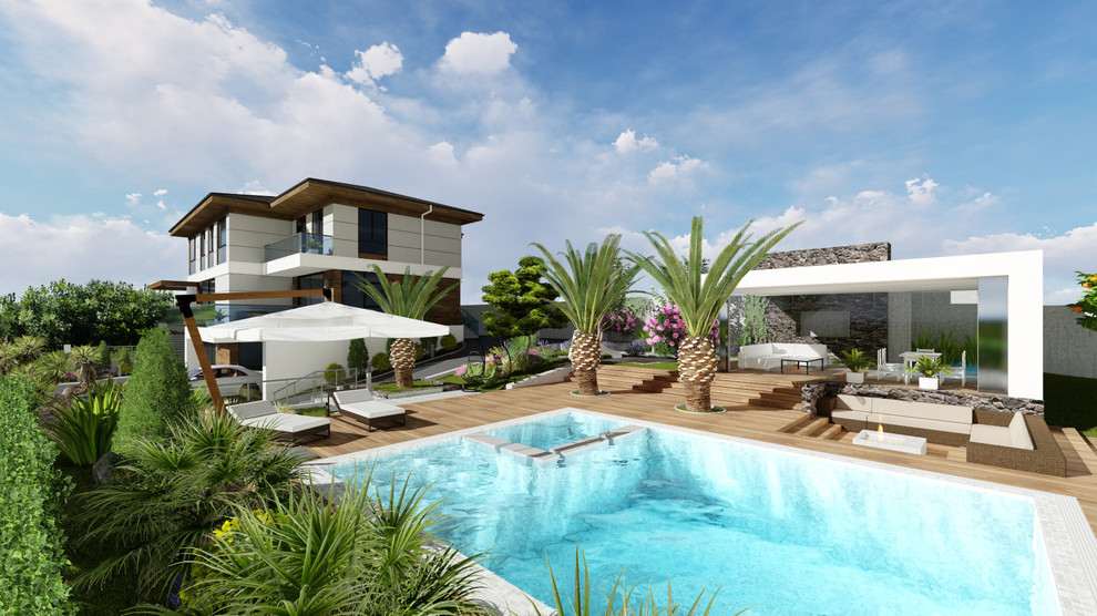 Проект дома и благоустройство территории в Адлере