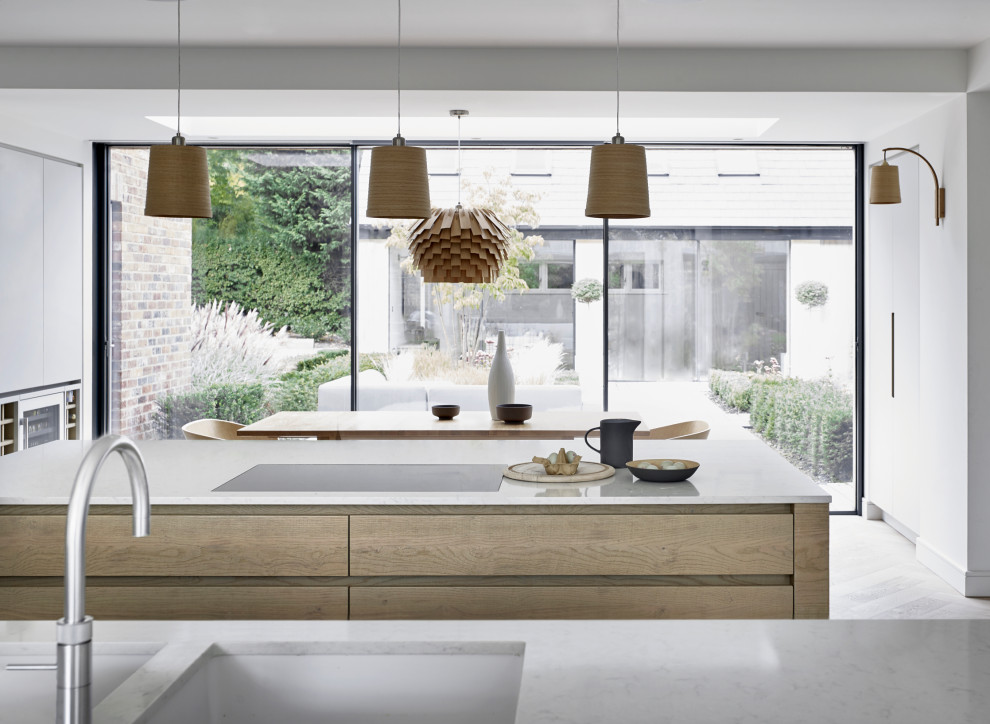 Inspiration for a contemporary kitchen in London.