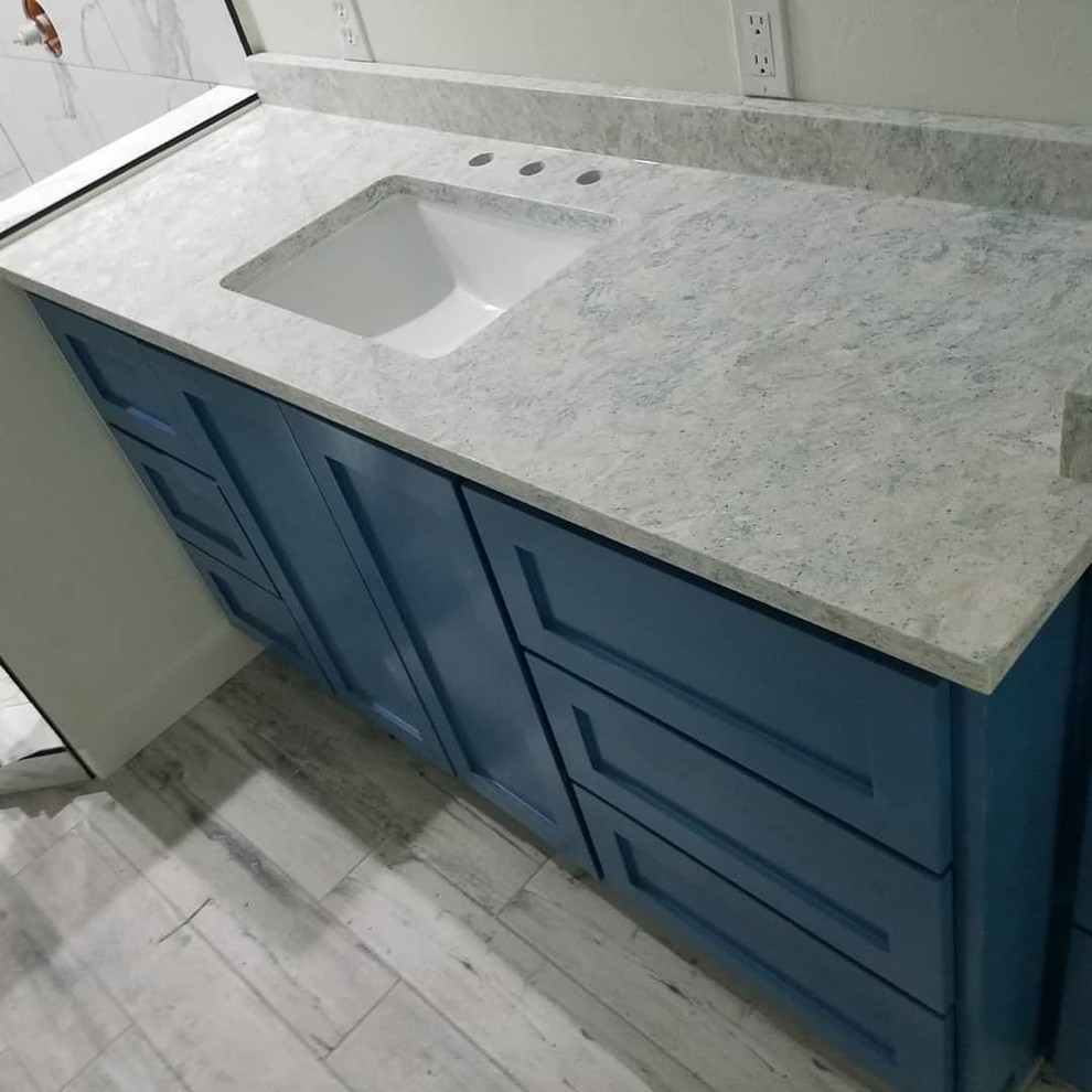 Cambria Montgomery Quartz Oklahoma City by Featherstone Granite