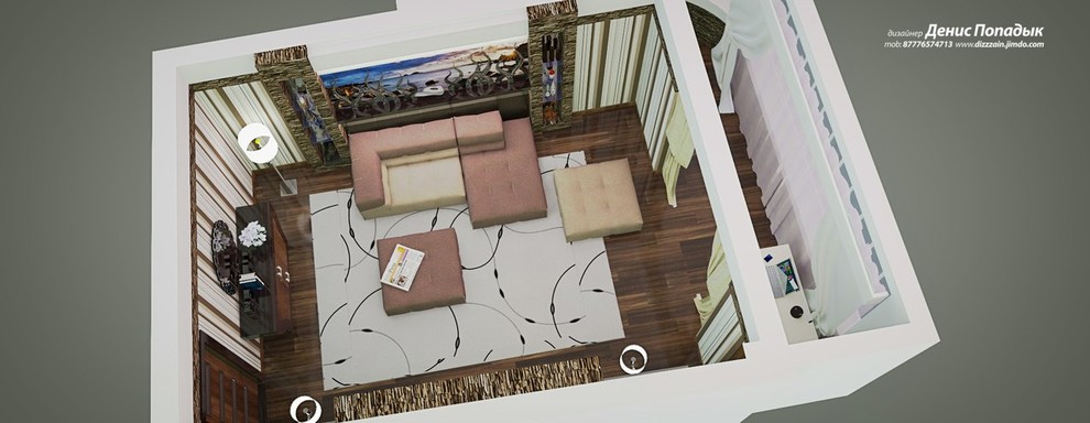 Дизайн интерьера квартиры (для семьи с одним ребенком)