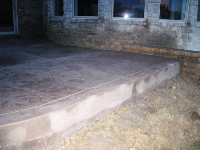 Cement and Steamped Concrete patios