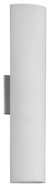 Mila 2-Light Wall Sconce, Frosted Glass