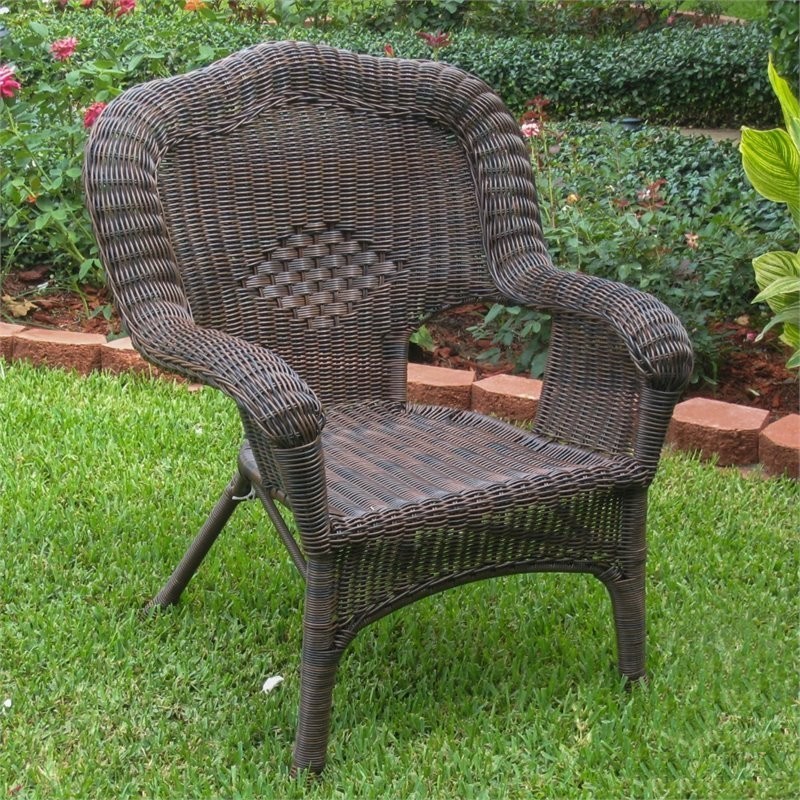 Monaco Wicker Patio Chairs Set Of 2 Tropical Outdoor Lounge By Homesquare - Monaco Rattan Patio Set Monaco Wicker Patio Chairs Set Of 2 Tropical Outdoor Lounge By Homesquare - Monaco Rattan Patio Set