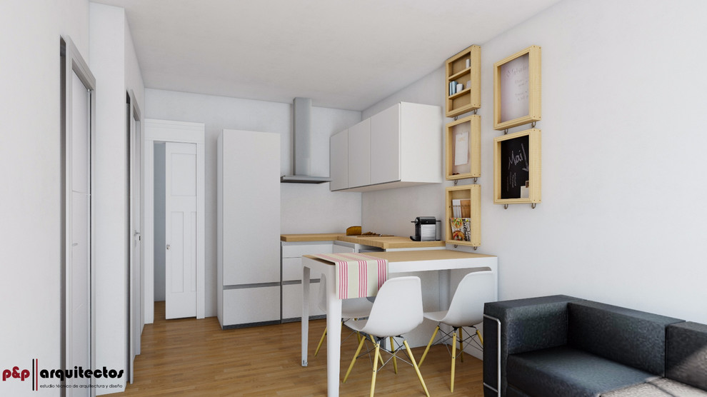 Modelo de diseño residencial minimalista pequeño