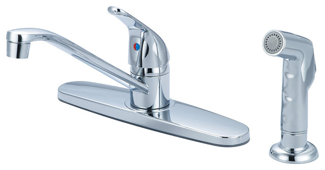 Elite Single Handle Kitchen Faucet, Polished Chrome