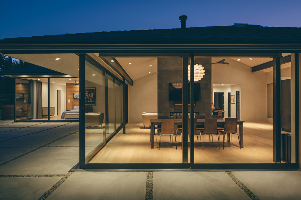 This is an example of a modern exterior in Santa Barbara.