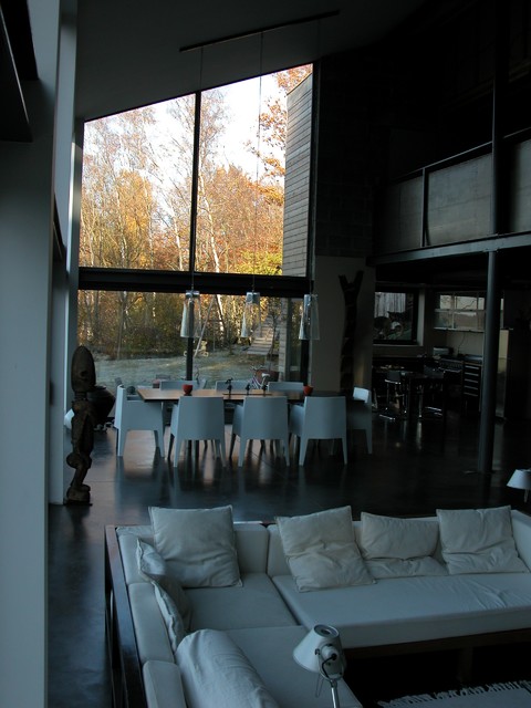 Villa &agrave; Rhodes contemporary-vardagsrum