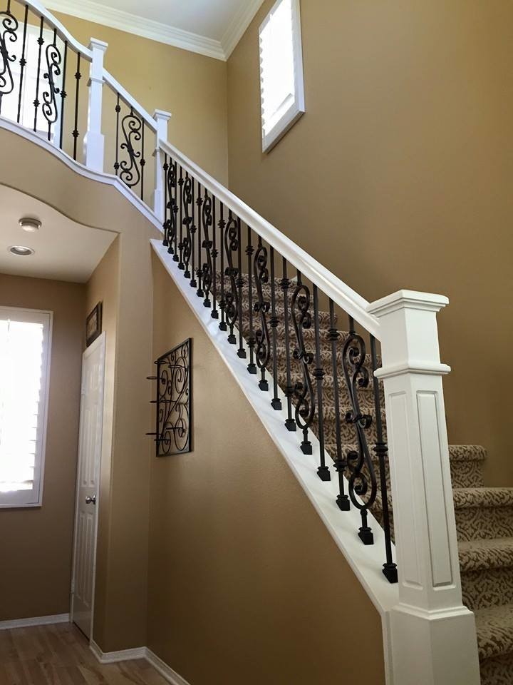 Wood & Iron - Traditional - Staircase - San Diego - by ...
