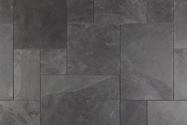 Whitemarbletiles Natural Janeiro Versailles Pattern Montauk Natural Janeiro Versailles Pattern Montauk Black Slate Tile 16 5x45 5 Contemporary Wall