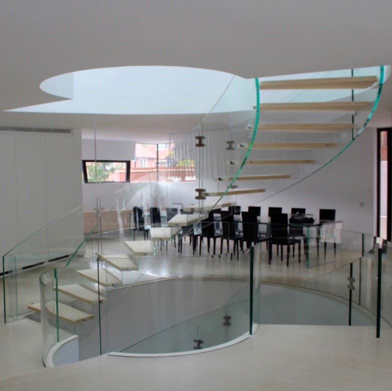 GLASS STAIRCASES
