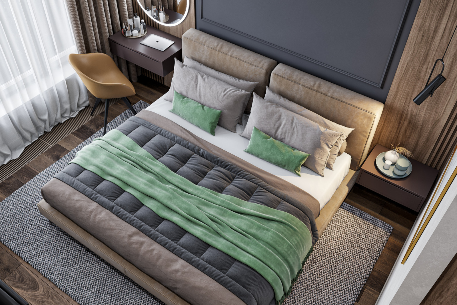 Квартира 108 кв.м. в современном стиле в ЖК CITY Park.