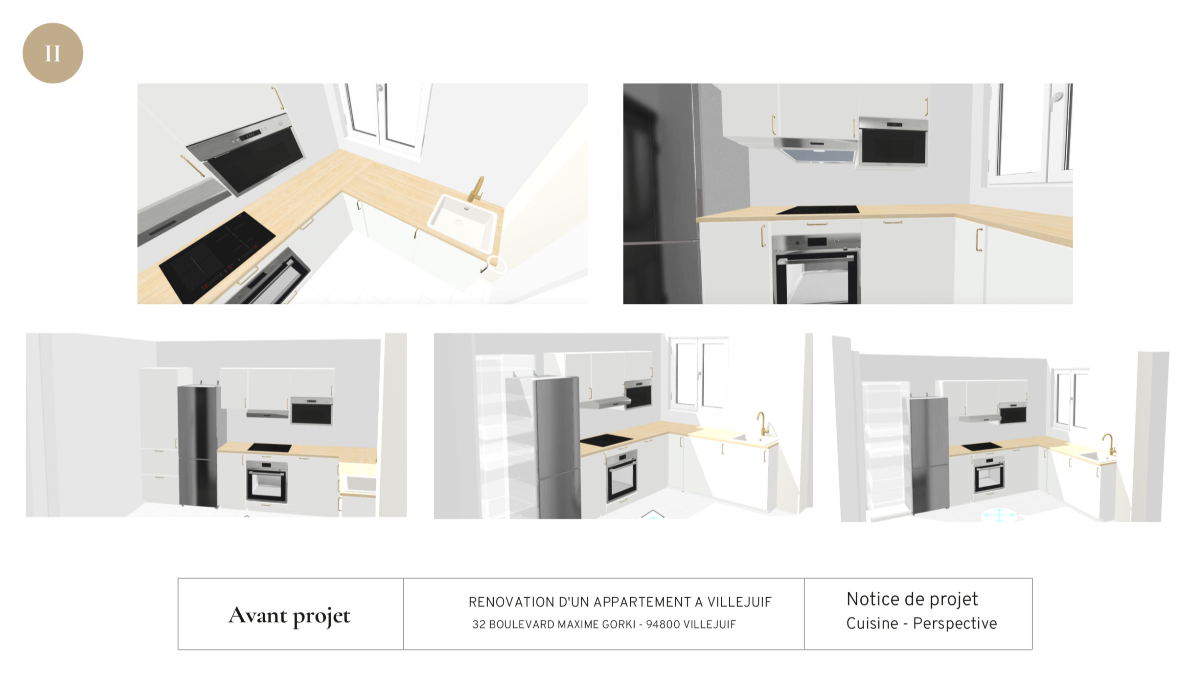 Rénovation d'un appartement à Villejuif / Projet en cours