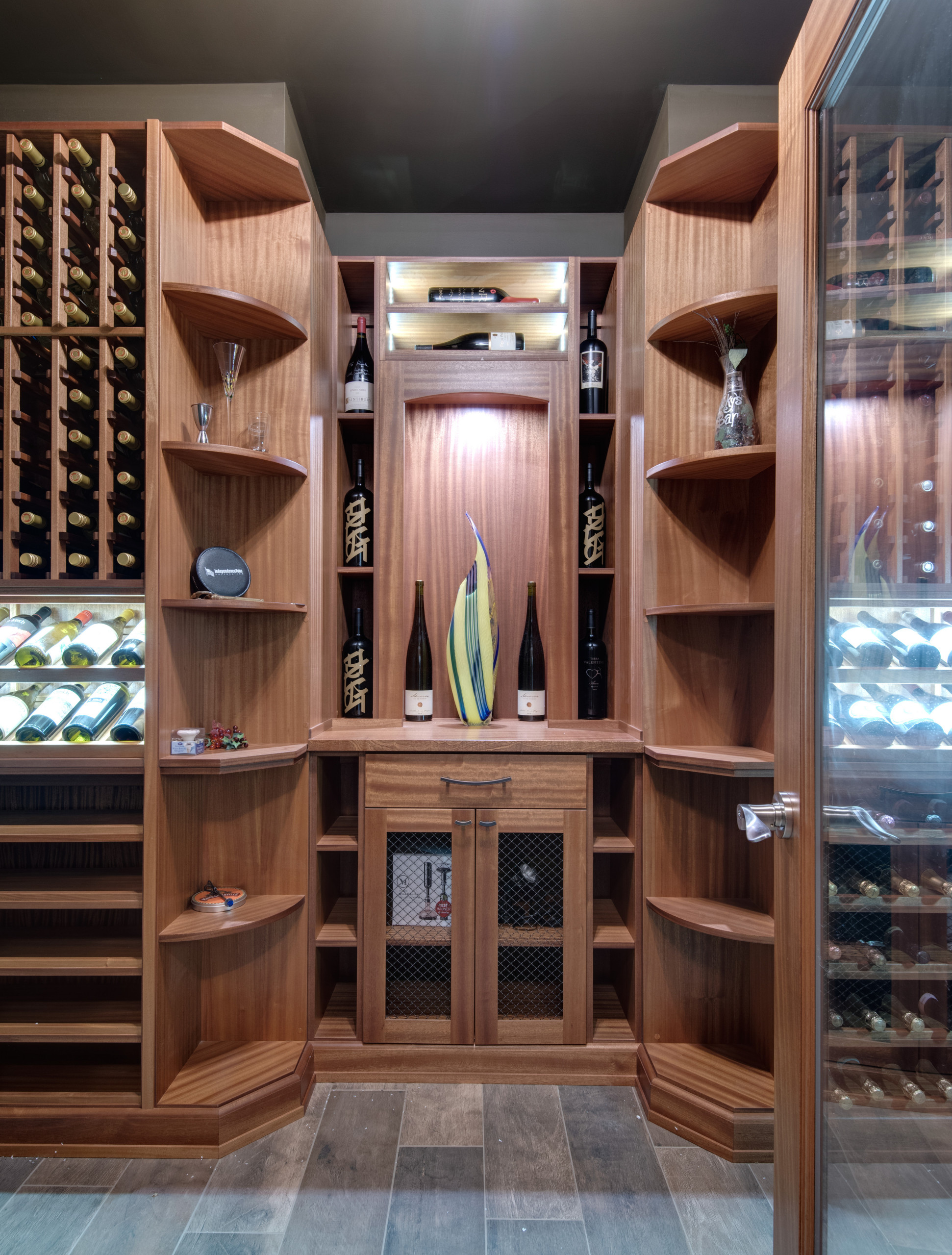 1200 bottle Mahogany wine cellar