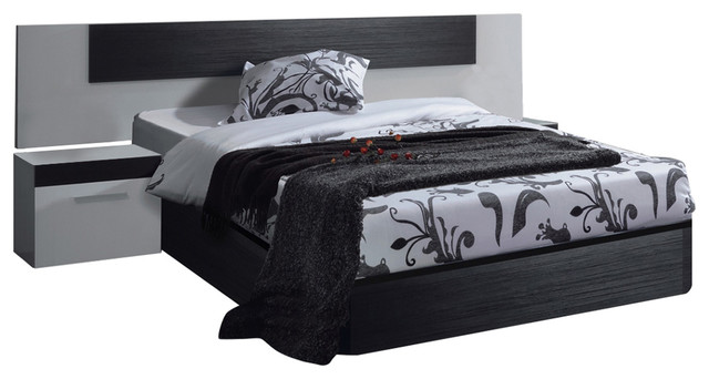 Tempus Headboard With 2 Bedside Tables Contemporary Bedroom Tempus Headboard With 2 Bedside Tables Contemporary Bedroom Furniture Sets By Direct Suppliers